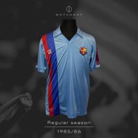 Victor Muñoz – FC Barcelona – Temporada 1985/86 – MATCH WORN JERSEY - Imagen 4