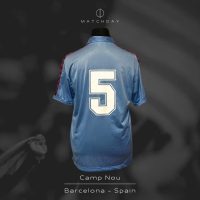 Victor Muñoz – FC Barcelona – Temporada 1985/86 – MATCH WORN JERSEY - Imagen 5