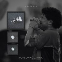 Aro de Diego Armando Maradona – Partido despedida “La pelota no se mancha” – Earring worn by Maradona in his farewell match - Imagen 2