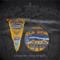 Boca Juniors pennant signed by Diego Armando Maradona - Imagen 3