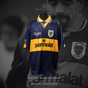 Diego Armando Maradona - Boca Juniors - Torneo Apertura 1995 - MATCH WORN JERSEY