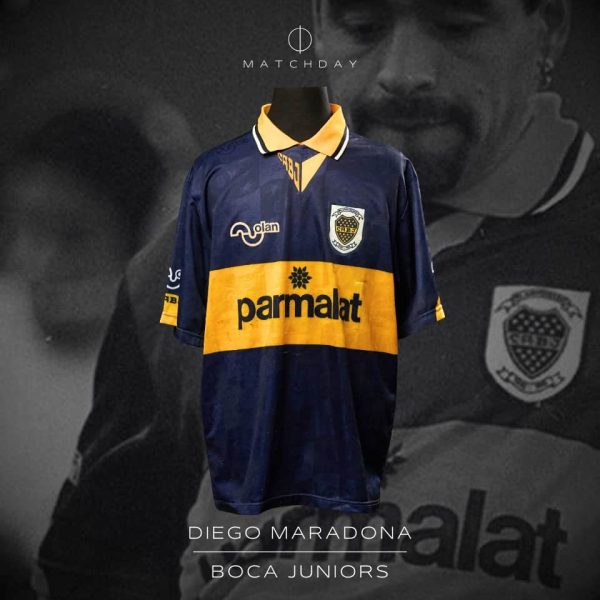 Diego Armando Maradona – Boca Juniors – Torneo Apertura 1995 – MATCH WORN JERSEY
