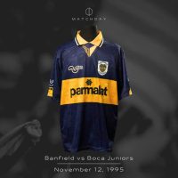 Diego Armando Maradona – Boca Juniors – Torneo Apertura 1995 – MATCH WORN JERSEY - Imagen 4