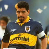 Diego Armando Maradona – Boca Juniors – Torneo Apertura 1995 – MATCH WORN JERSEY - Imagen 8