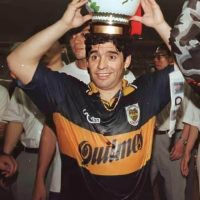 Diego Armando Maradona – Boca Juniors – Gira Asia Tour 1996 – MATCH WORN JERSEY - Imagen 8