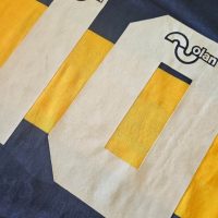 Diego Armando Maradona – Boca Juniors – Gira Asia Tour 1996 – MATCH WORN JERSEY - Imagen 17