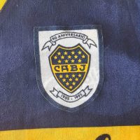 Diego Armando Maradona – Boca Juniors – Gira Asia Tour 1996 – MATCH WORN JERSEY - Imagen 24