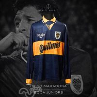 Diego Armando Maradona – Boca Juniors – Torneo Clausura 1996 – MATCH WORN JERSEY - Imagen 2