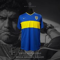 Diego Armando Maradona – Fútbol senior 2005 – MATCH WORN JERSEY - Imagen 2