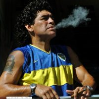 Diego Armando Maradona – Fútbol senior 2005 – MATCH WORN JERSEY - Imagen 12
