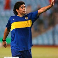 Diego Armando Maradona – Fútbol senior 2005 – MATCH WORN JERSEY - Imagen 13