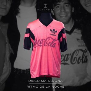 Diego Armando Maradona - Ritmo de la noche - Copa Derby 1992 - MATCH WORN JERSEY