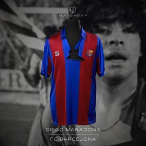 Diego Armando Maradona - FC Barcelona - Copa del Rey 1983/84 - MATCH WORN JERSEY