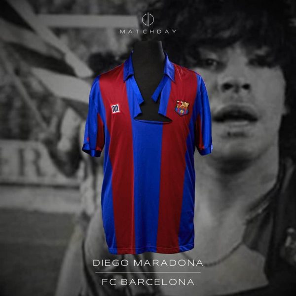 Diego Armando Maradona – FC Barcelona – Copa del Rey 1983/84 – MATCH WORN JERSEY