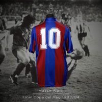 Diego Armando Maradona – FC Barcelona – Copa del Rey 1983/84 – MATCH WORN JERSEY - Imagen 3