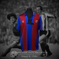 Diego Armando Maradona – FC Barcelona – Copa del Rey 1983/84 – MATCH WORN JERSEY - Imagen 4