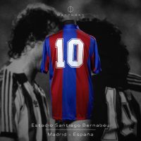 Diego Armando Maradona – FC Barcelona – Copa del Rey 1983/84 – MATCH WORN JERSEY - Imagen 5