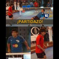 Kit “La Noche del 10” – Football-tennis shirts and cap – 2005 - Imagen 17