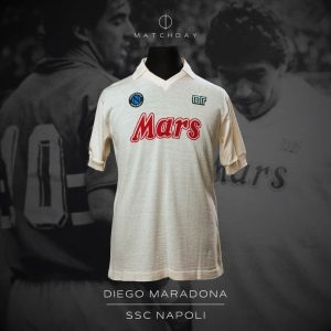 Diego Armando Maradona - SSC Napoli - Serie A 1989/90 - MATCH WORN JERSEY