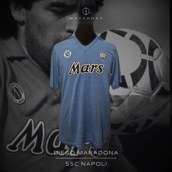 Diego Armando Maradona – SSC Napoli – Serie A 1989/90 – MATCH WORN JERSEY