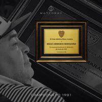 Diego Armando Maradona – Boca Juniors / Gimnasia Esgrima La Plata – Placa Reconocimiento campeonato 1981 – Recognition plate - Imagen 3