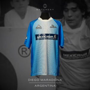 Diego Armando Maradona - MATCH WORN JERSEY - Showbol