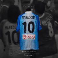 Diego Armando Maradona – MATCH WORN JERSEY – Showbol - Imagen 3