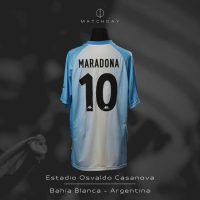 Diego Armando Maradona – MATCH WORN JERSEY – Showbol 2007 - Imagen 5
