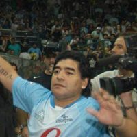 Diego Armando Maradona – MATCH WORN JERSEY – Showbol 2007 - Imagen 11