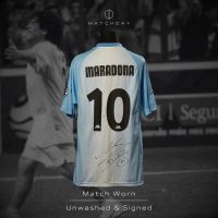 Diego Armando Maradona – MATCH WORN UNWASHED & SIGNED JERSEY – Showbol - Imagen 3