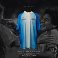 Diego Armando Maradona – MATCH WORN JERSEY – Showbol - Imagen 2