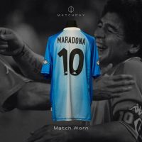 Diego Armando Maradona – MATCH WORN JERSEY – Showbol - Imagen 3