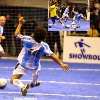 Diego Armando Maradona – MATCH WORN JERSEY – Showbol 2006 - Imagen 8