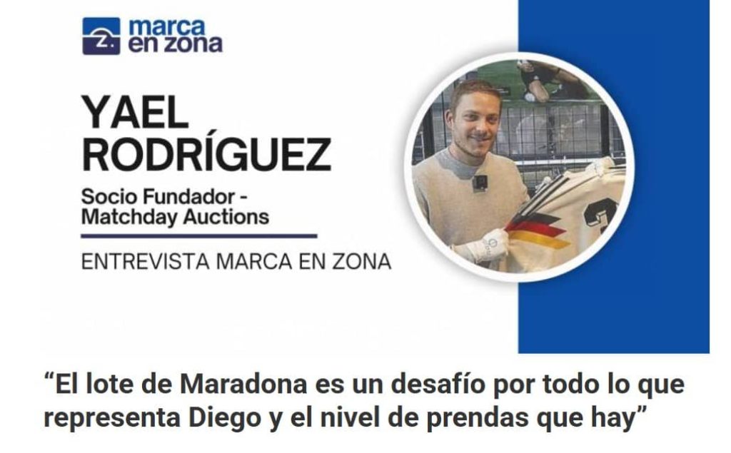 El lote de Maradona es un desafío por todo lo que representa Diego y el nivel de prendas que hay