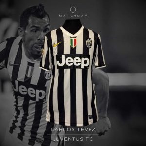 Carlos Tévez - Juventus FC - Serie A 2013/14 - MATCH WORN JERSEY - P. ALVAREZ COLLECTION