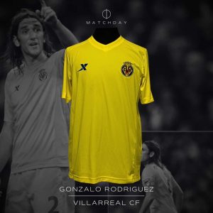 Gonzalo Rodriguez - Villarreal CF - LFP 2011/12 - MATCH WORN JERSEY - P. ALVAREZ COLLECTION