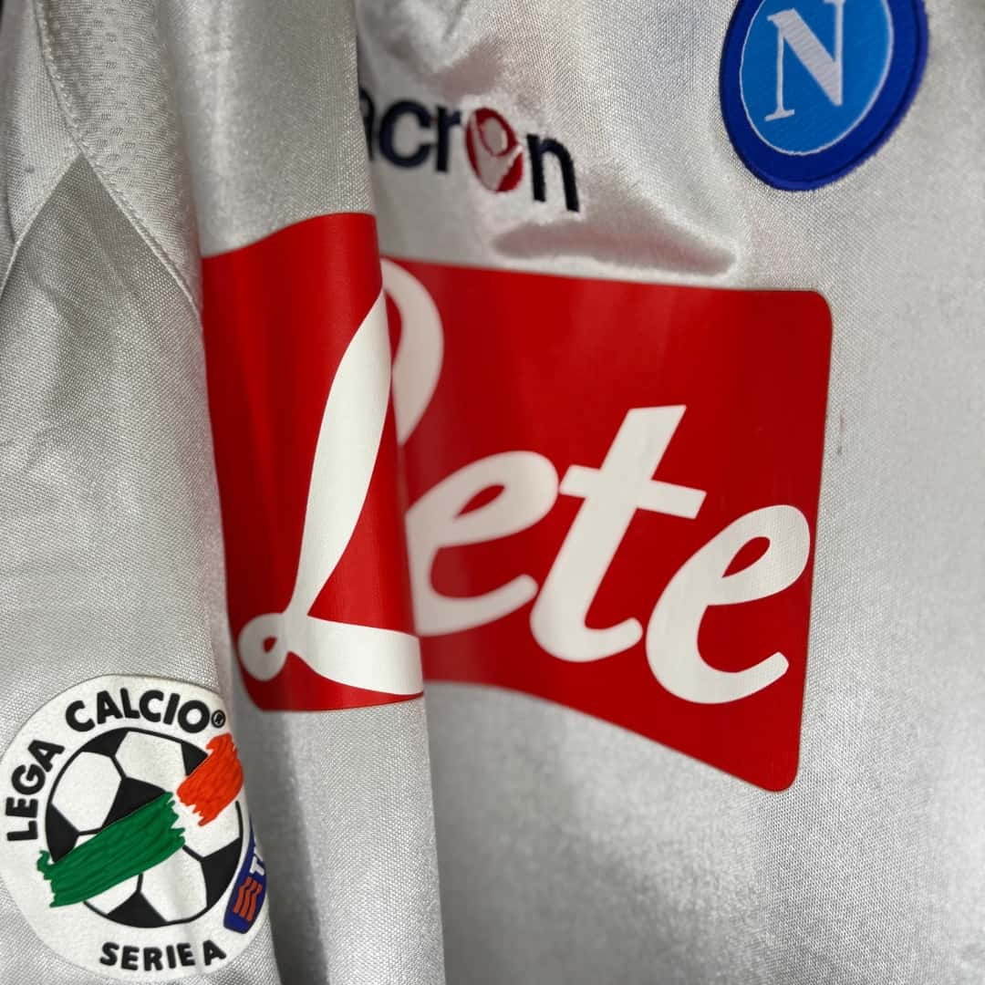 Ezequiel Lavezzi – SSC Napoli – Serie A 2009/10 – UNWASHED MATCH WORN JERSEY – P. ALVAREZ COLLECTION - Imagen 26