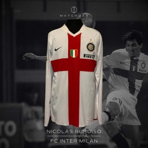 Nicolas Burdisso - Inter FC - Serie A 2007/08 - MATCH WORN JERSEY - P. ALVAREZ COLLECTION