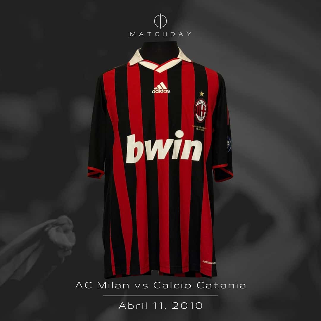 Ronaldinho – AC Milan – Serie A 2009/10 – MATCH WORN JERSEY – P. ALVAREZ COLLECTION - Imagen 4