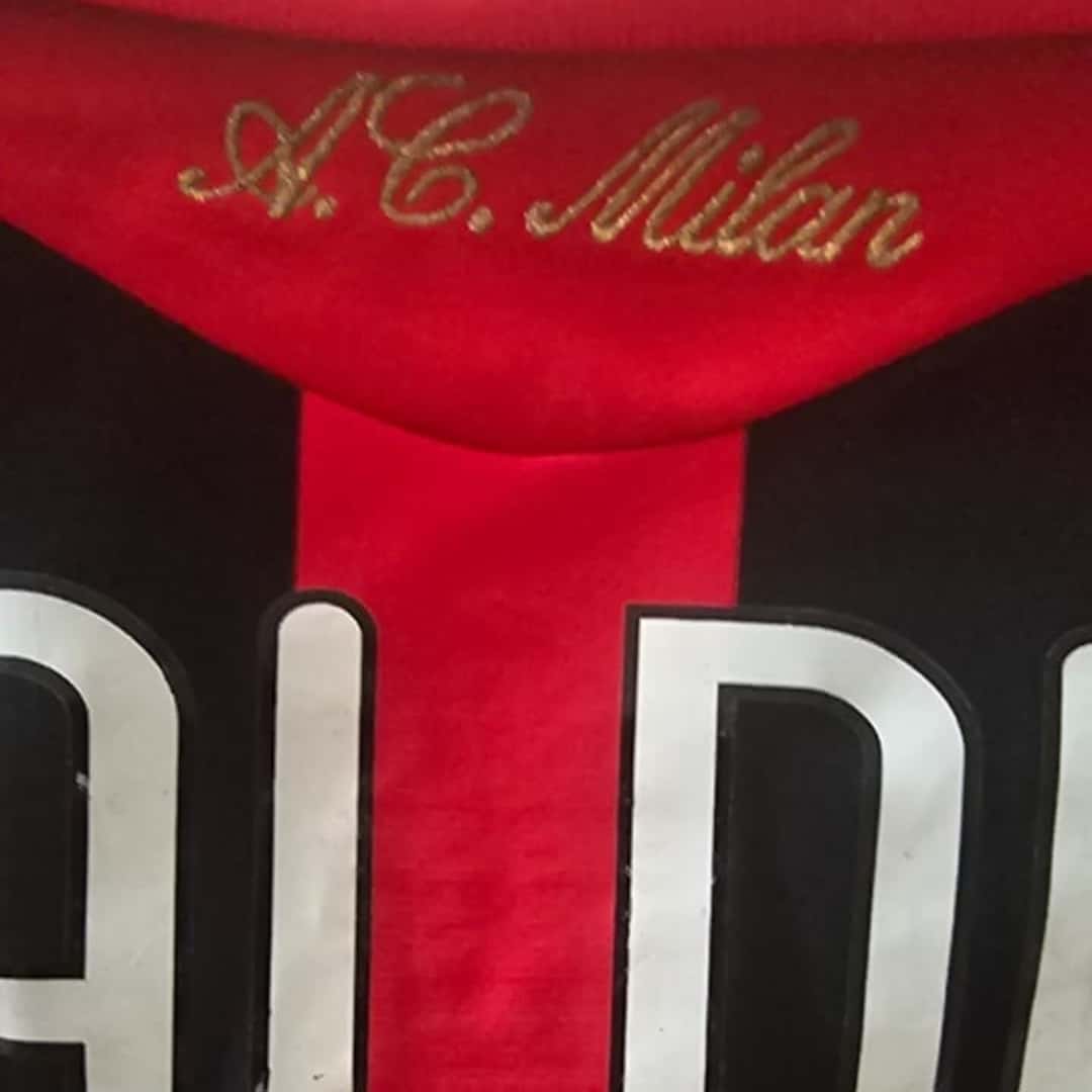 Ronaldinho – AC Milan – Serie A 2009/10 – MATCH WORN JERSEY – P. ALVAREZ COLLECTION - Imagen 9