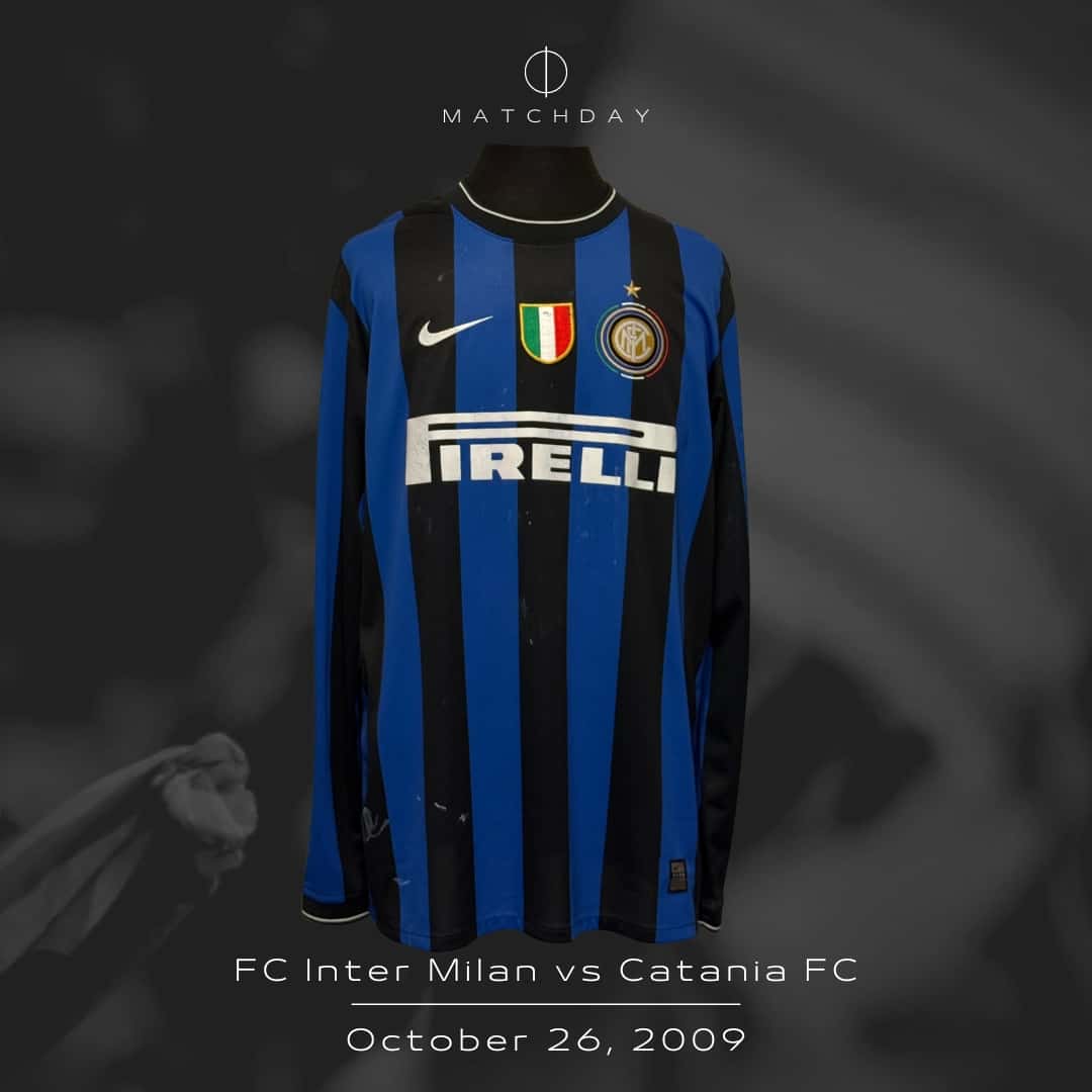 Javier Zanetti – Inter FC – Serie A 2009/2010 – MATCH WORN JERSEY – P. ALVAREZ COLLECTION - Imagen 4