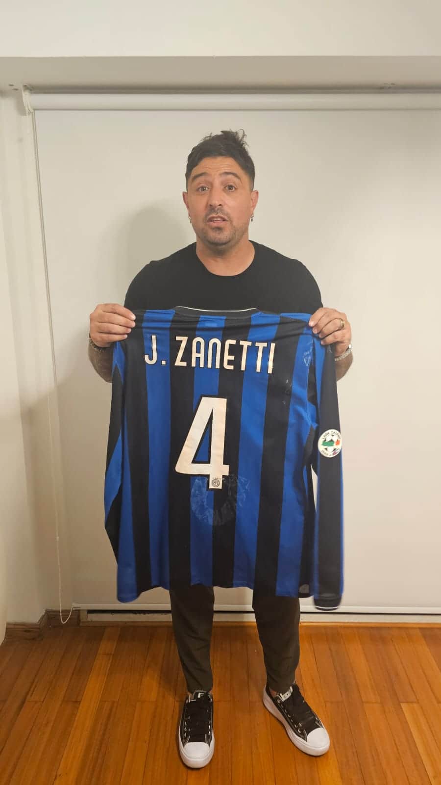 Javier Zanetti – Inter FC – Serie A 2009/2010 – MATCH WORN JERSEY – P. ALVAREZ COLLECTION - Imagen 7