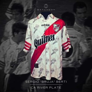 Sergio Berti - River Plate - Torneo Apertura 1996 - MATCH WORN JERSEY