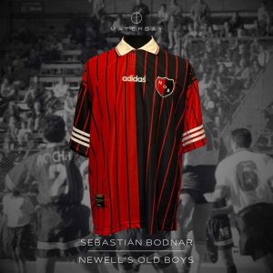 Sebastián Bodnar - Newell´s Old Boys - Torneo Apertura 1997 - Match issued jersey