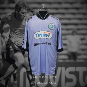 Mario Bolatti - Belgrano - Torneo Clausura 2007 - MATCH WORN JERSEY - COLECCIÓN JUAN ELUCHANS