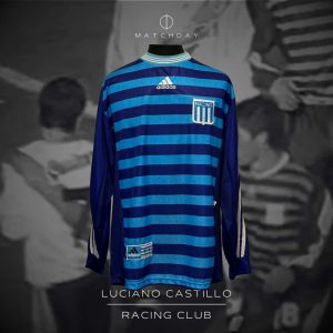 Javier Lux - Racing Club - Torneo Clausura 1999 - MATCH WORN JERSEY