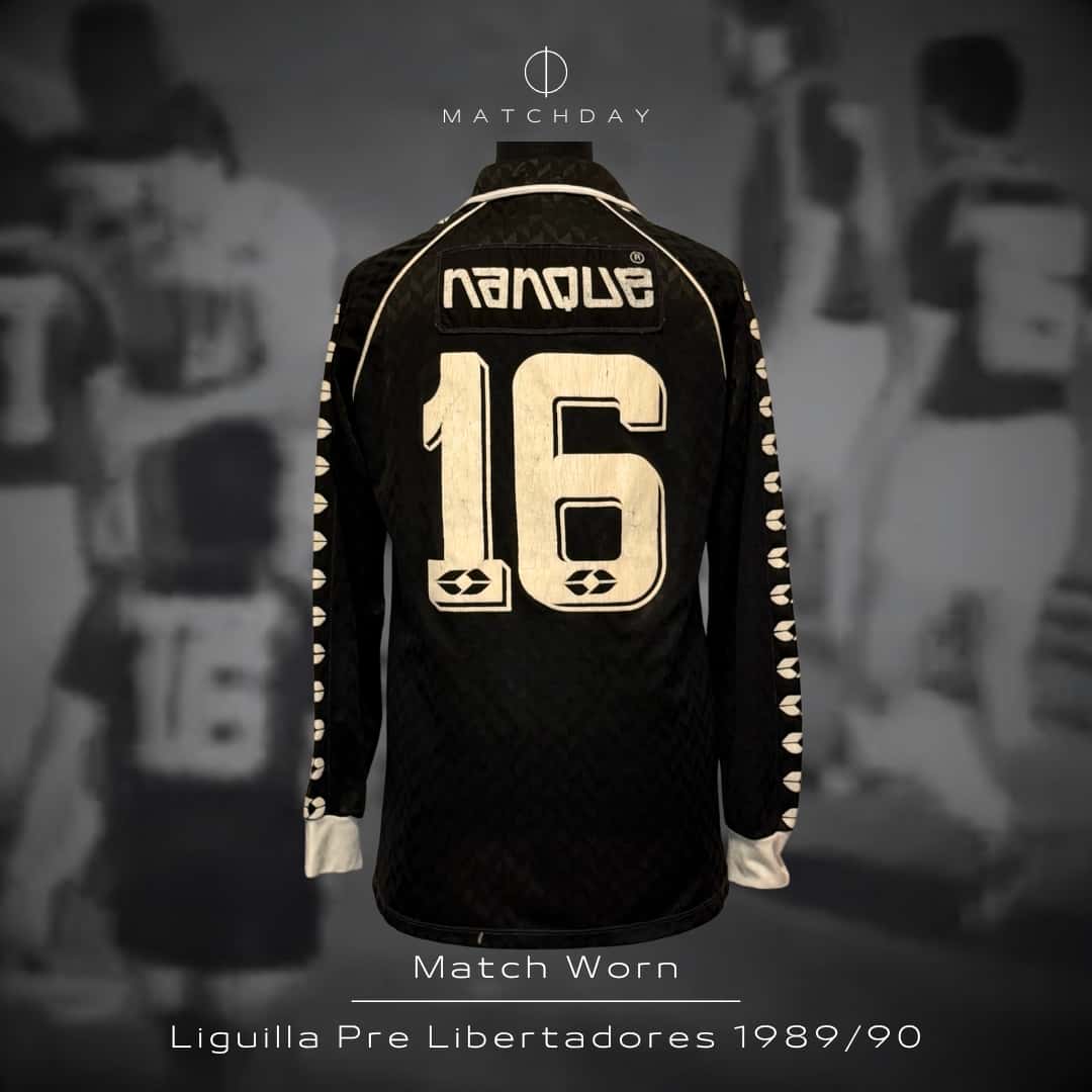 Miguel Ángel Ortolá – Chaco For Ever – Liguilla Pre Libertadores 1989/90 – MATCH WORN JERSEY - Imagen 3