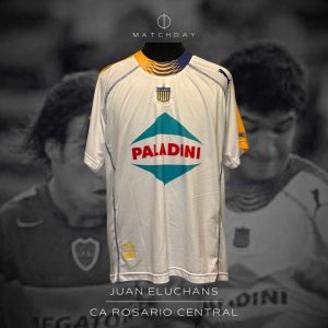Juan Eluchans - Rosario Central - Torneo Clausura 2006 - MATCH WORN JERSEY - COLECCIÓN JUAN ELUCHANS