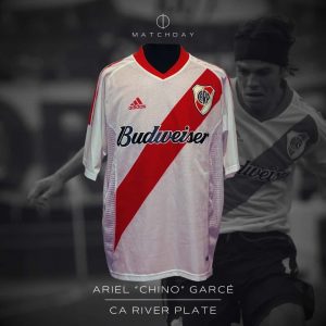 Ariel Garcé - River Plate - Torneo Clausura 2004 - MATCH WORN JERSEY - COLECCIÓN JUAN ELUCHANS
