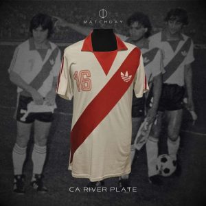 River Plate - Gira Europea 1984 - MATCH WORN JERSEY